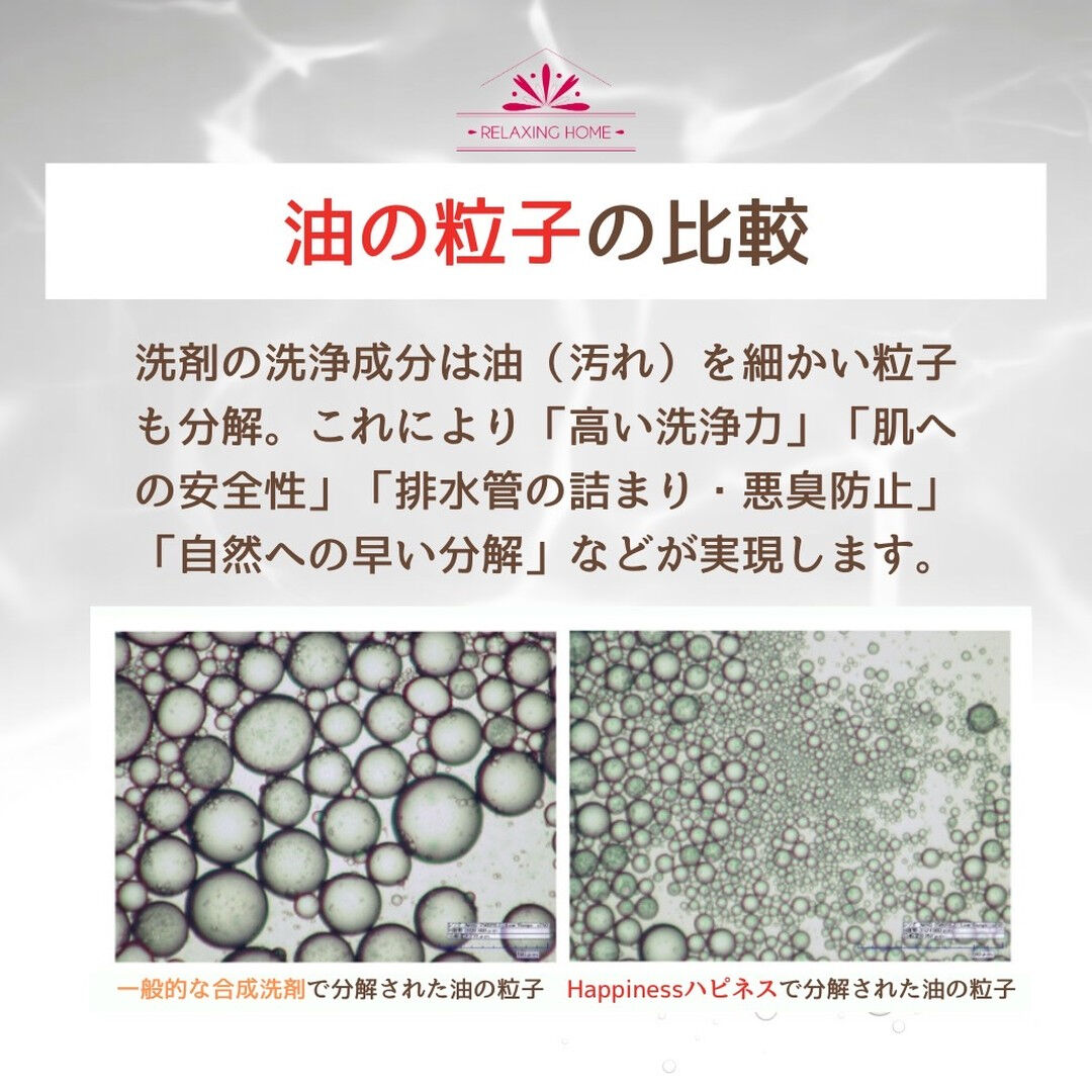 ＼自社開発エコ洗剤Happinessハピネス！／